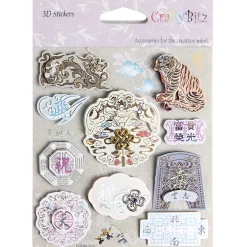 Asia Themed 3D Deco Sticker