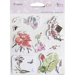 Asia Themed 3D Deco Sticker