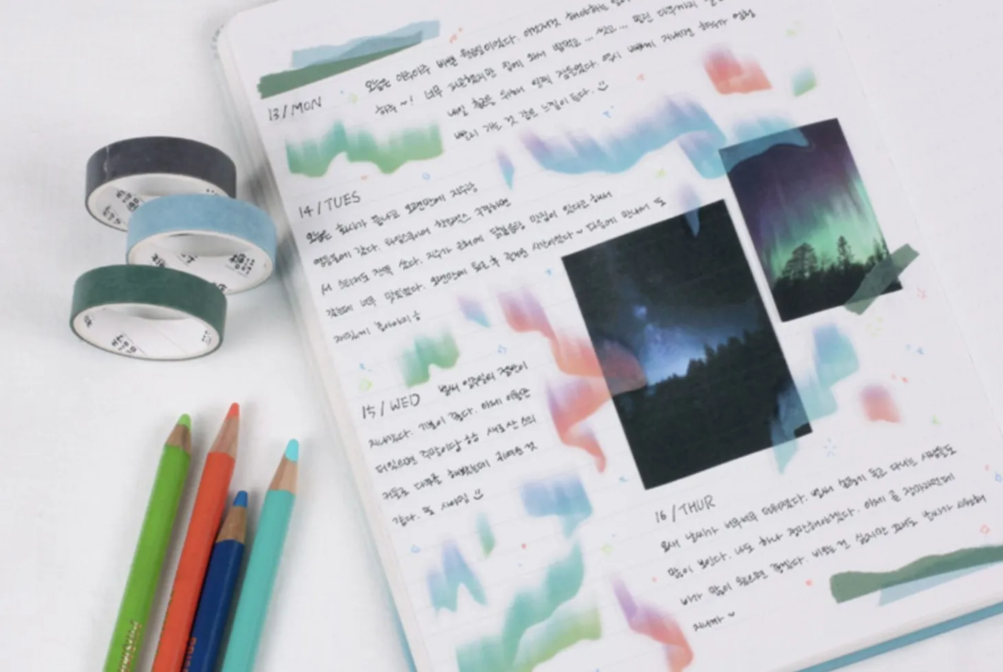 Aurora Nature Sticker