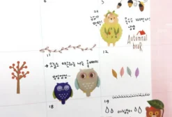 Autumn Animal Deco Sticker