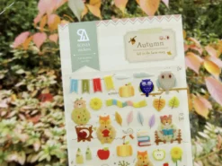 Autumn Animal Deco Sticker