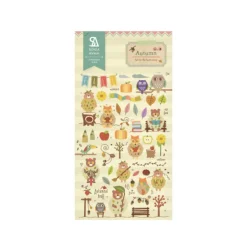 Autumn Animal Deco Sticker