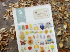 Autumn Animal Deco Sticker