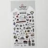 A Walk in Swiss Deco Sticker