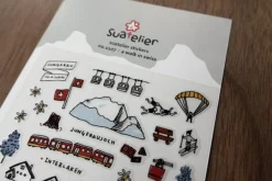 A Walk in Swiss Deco Sticker