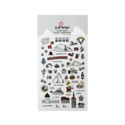 A Walk in Swiss Deco Sticker