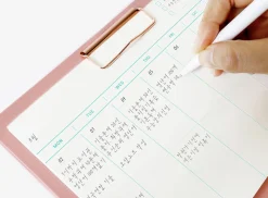 A5 Weekly Schedule Notepad