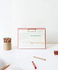 A5 Weekly Schedule Notepad