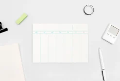 A5 Weekly Schedule Notepad