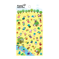 Baby Bird Epoxy Sticker