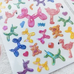 Balloon Friends PVC Sticker