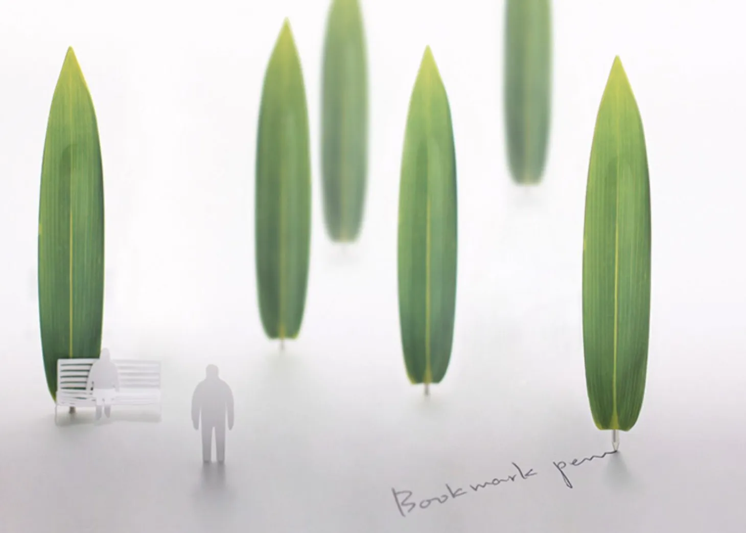 Bamboo Leaves Bookmark Pen
