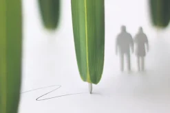 Bamboo Leaves Bookmark Pen