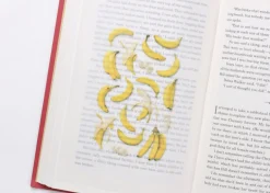 Banana Pressed Fruit Sticker