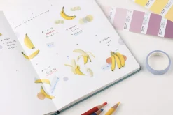 Banana Pressed Fruit Sticker