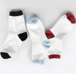 Basic Color Point Women Socks