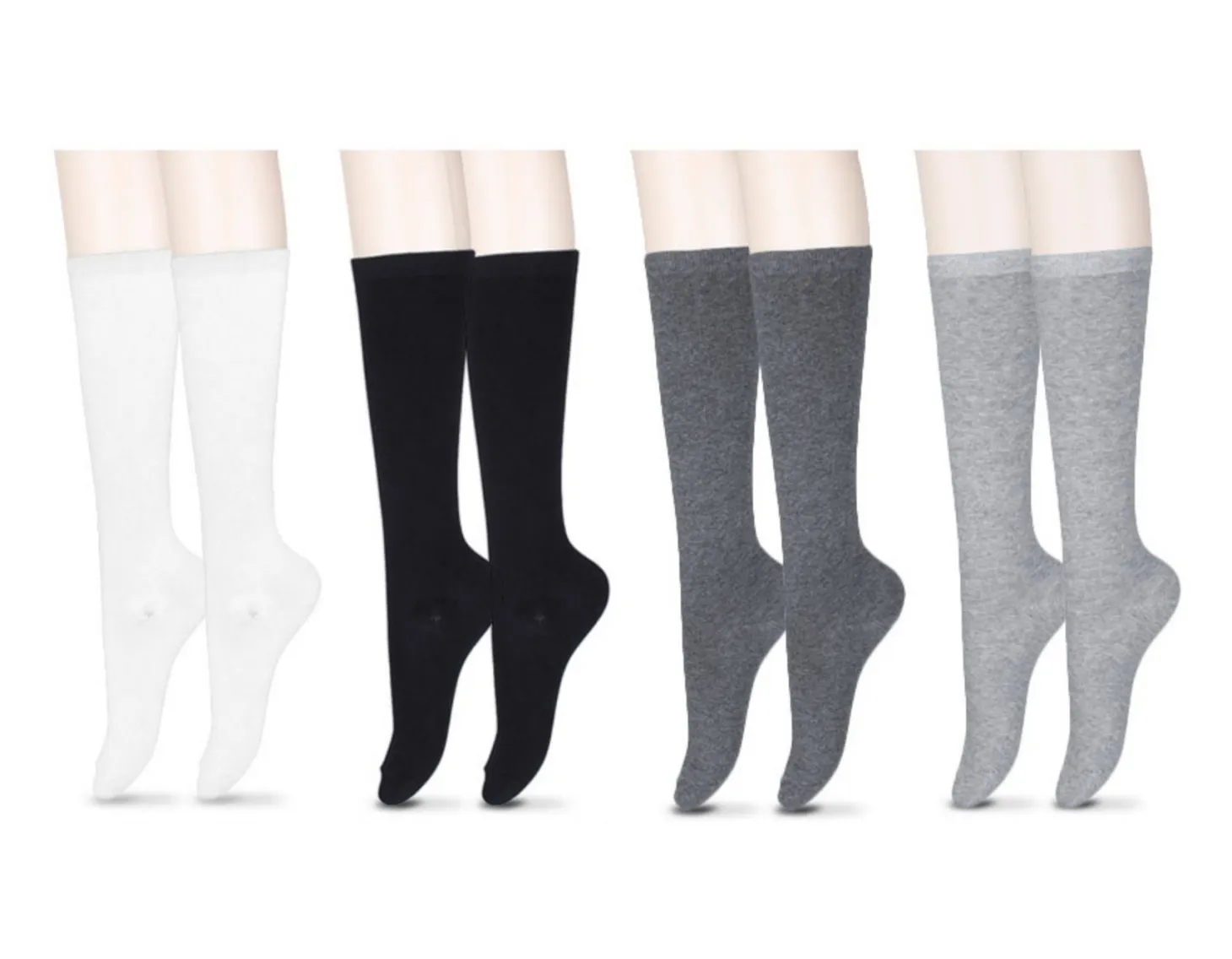 Basic Knee-high Women Socks