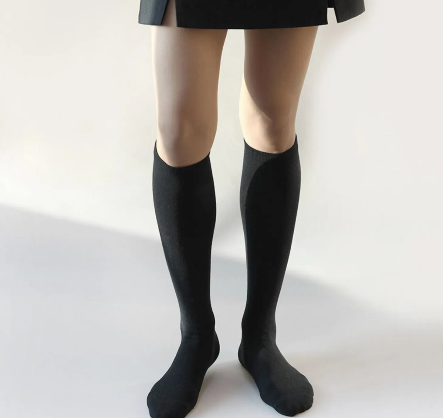Basic Knee-high Women Socks