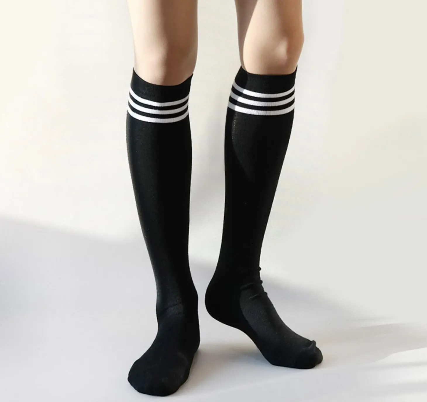 Basic Knee-high Women Socks
