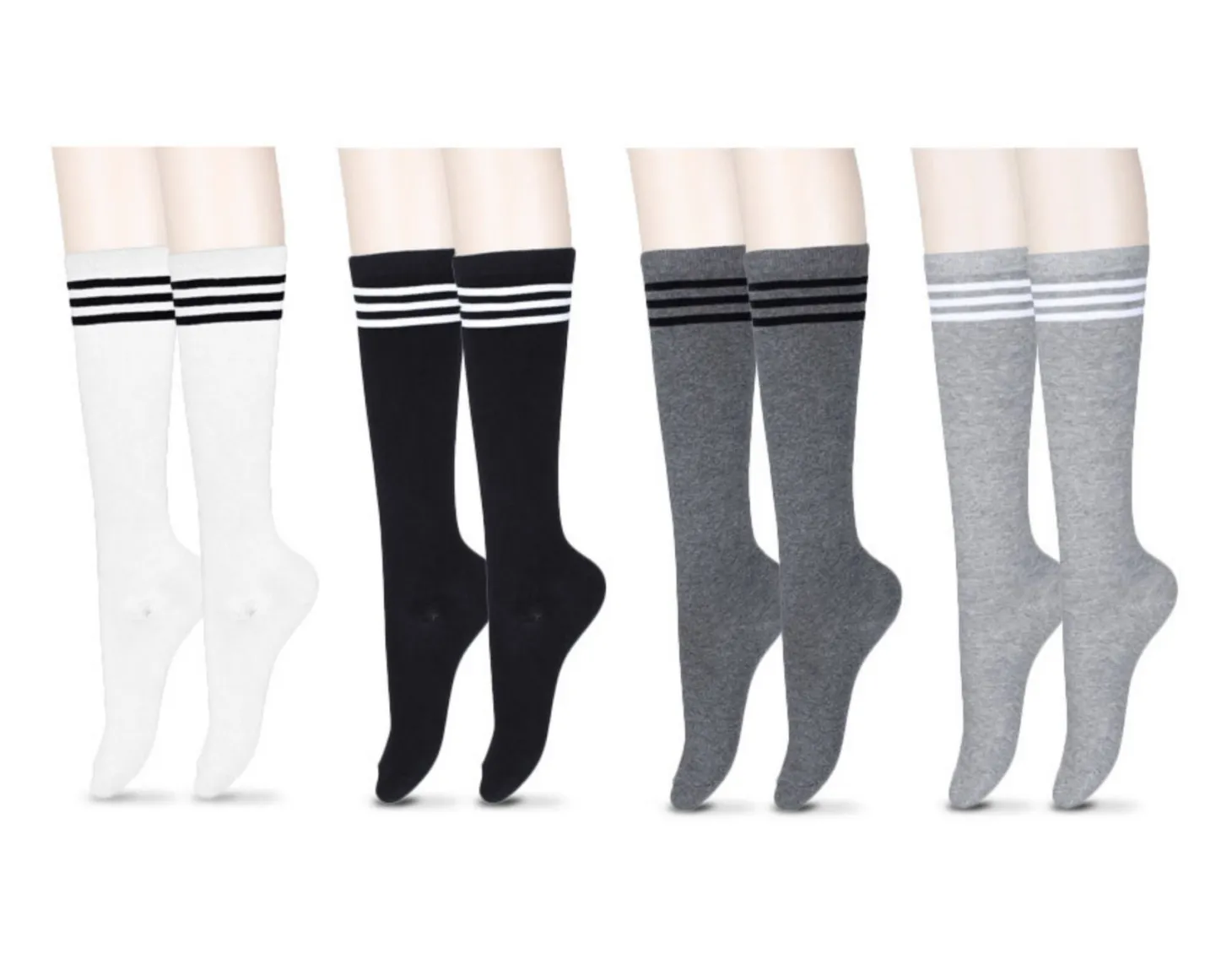 Basic Knee-high Women Socks