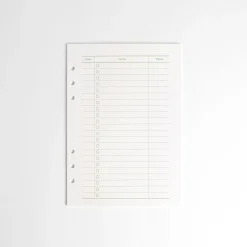 Basic 6 Ring A5 Note Refill