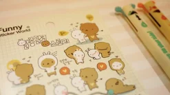 Bear & Bunny's Love Story Sticker