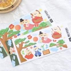 Bear Friends Slim Sticker