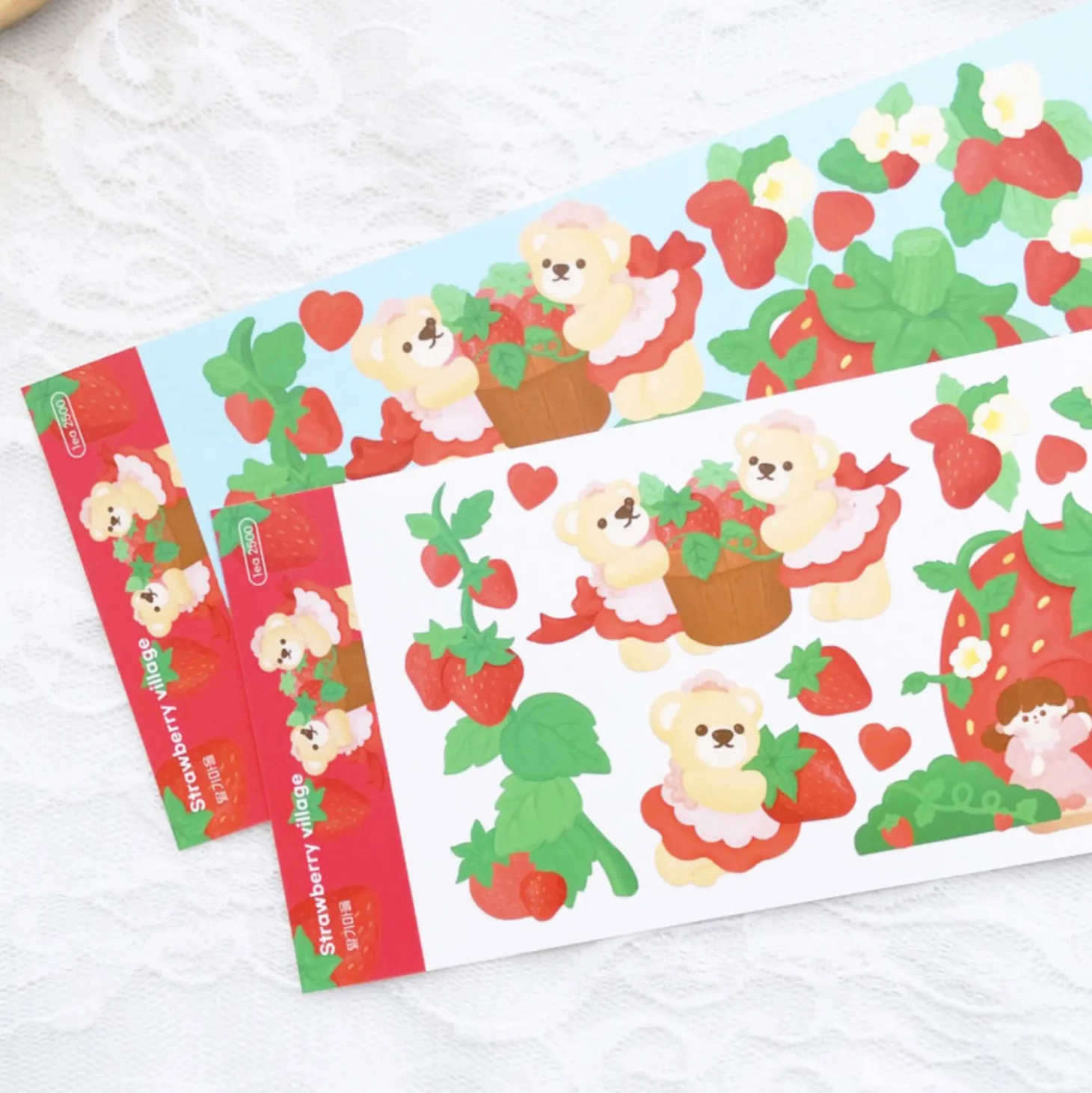 Bear Friends Slim Sticker
