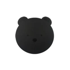Bear Vegan Leather Mouse Pad