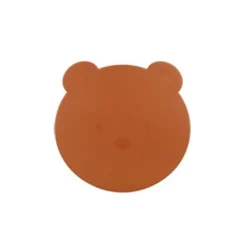 Bear Vegan Leather Mouse Pad