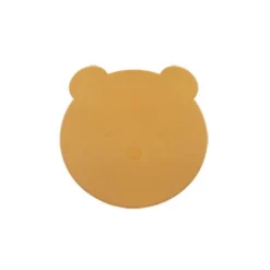 Bear Vegan Leather Mouse Pad