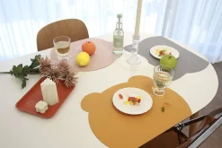 Bear Vegan Leather Placemat