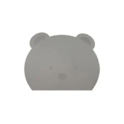Bear Vegan Leather Placemat