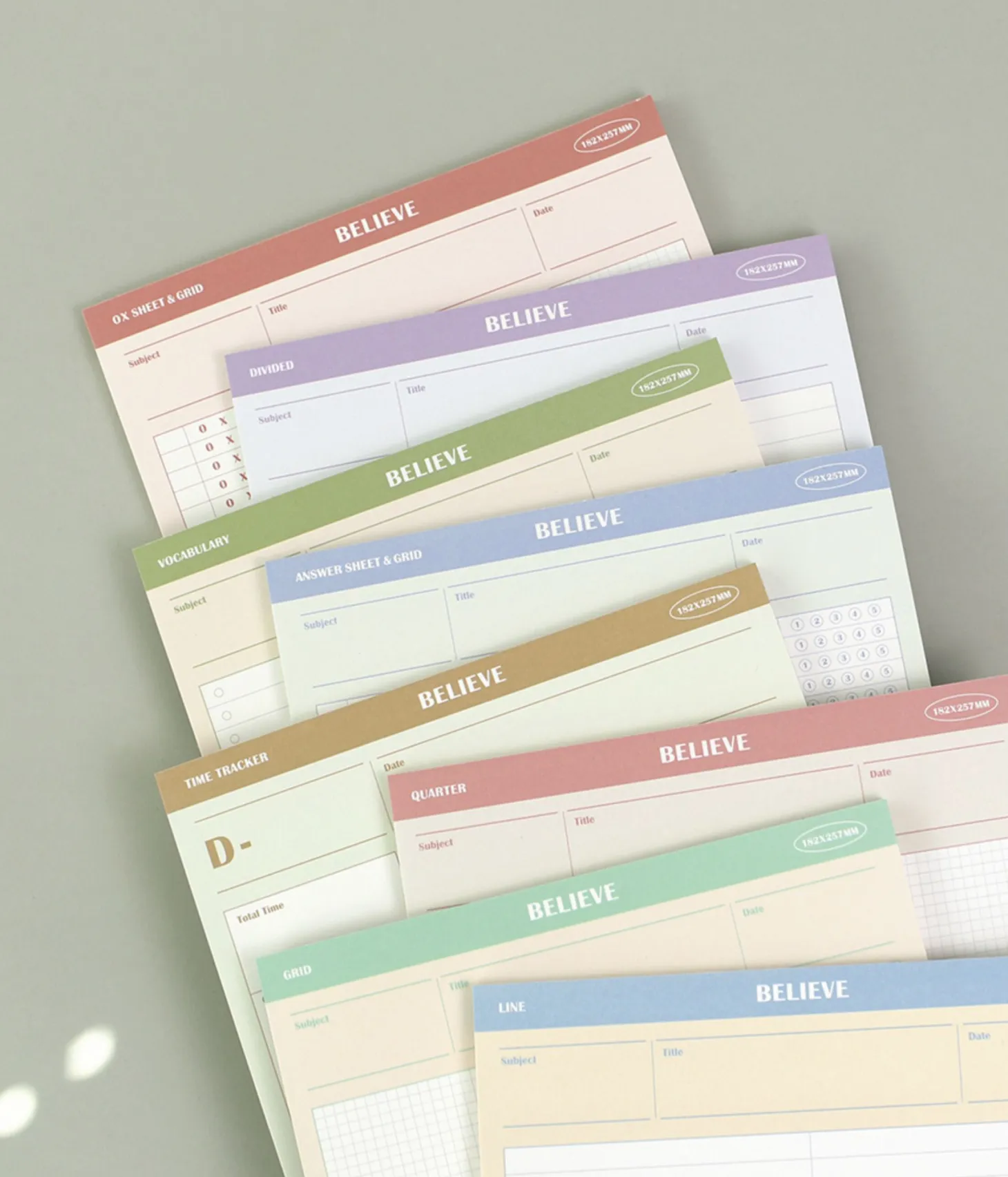 Believe B5 Study Notepad