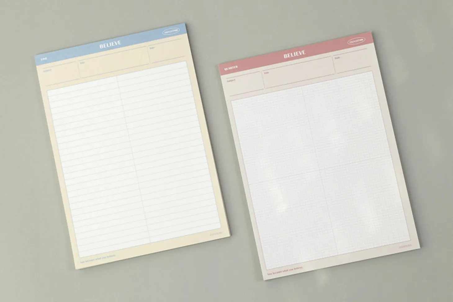 Believe B5 Study Notepad