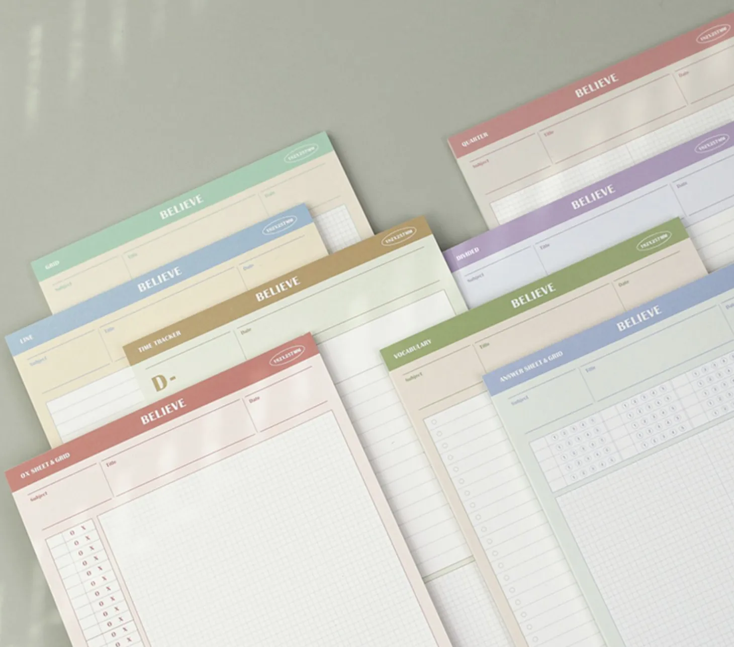 Believe B5 Study Notepad