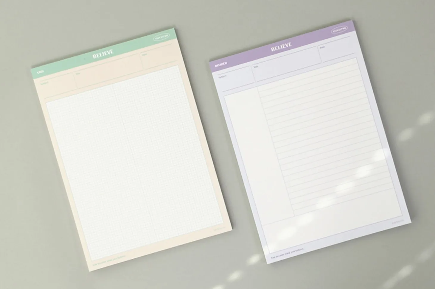 Believe B5 Study Notepad
