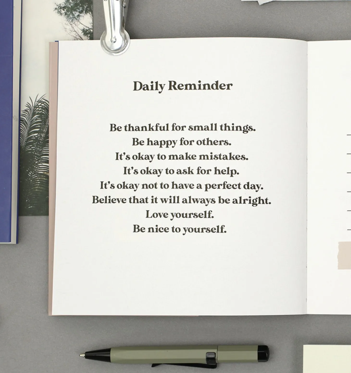 Be Nice to Yourself Planner