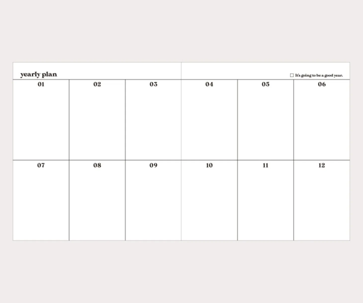 Be Nice to Yourself Planner