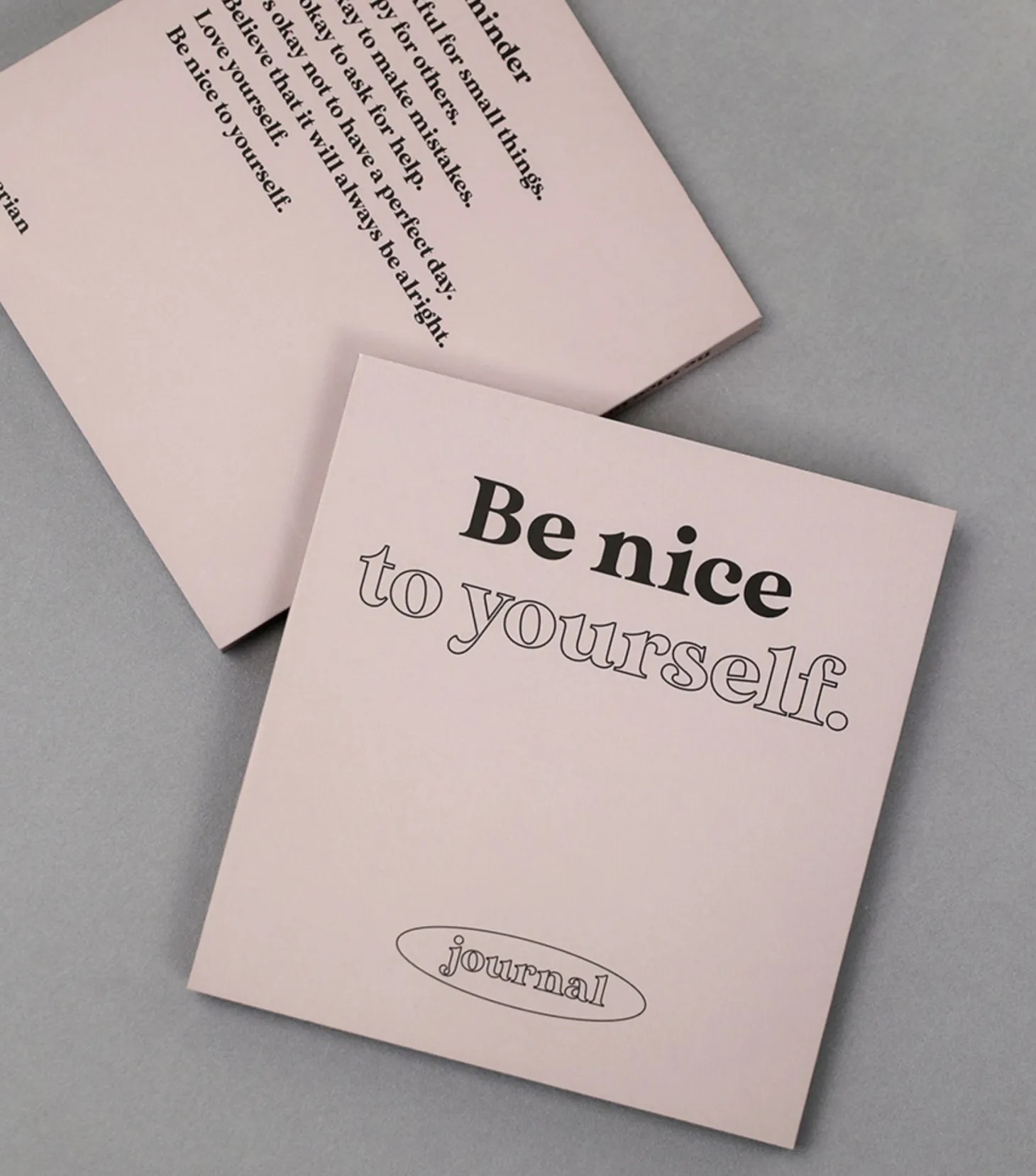 Be Nice to Yourself Planner