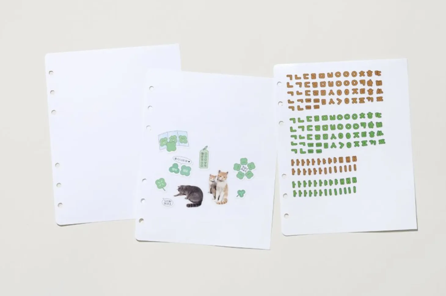 Be On D Sticker Book 6 Ring A6 Wide Refill