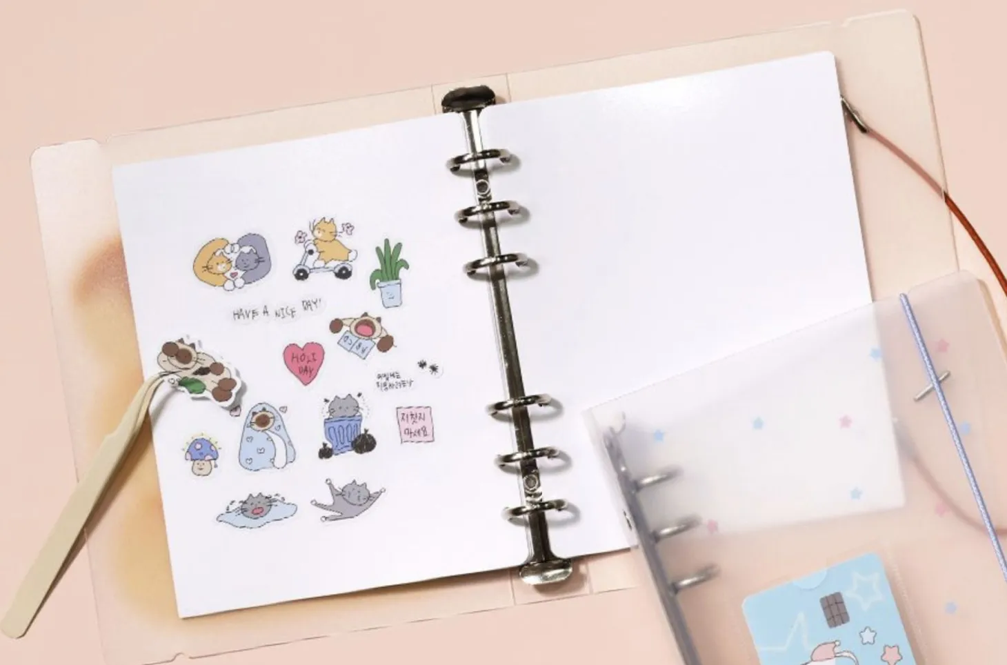 Be On D Sticker Book 6 Ring A6 Wide Refill