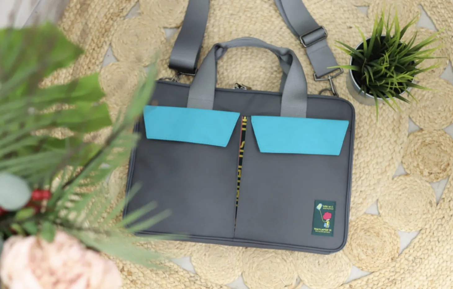 Better Together 15 in. Upcycled Laptop Bag