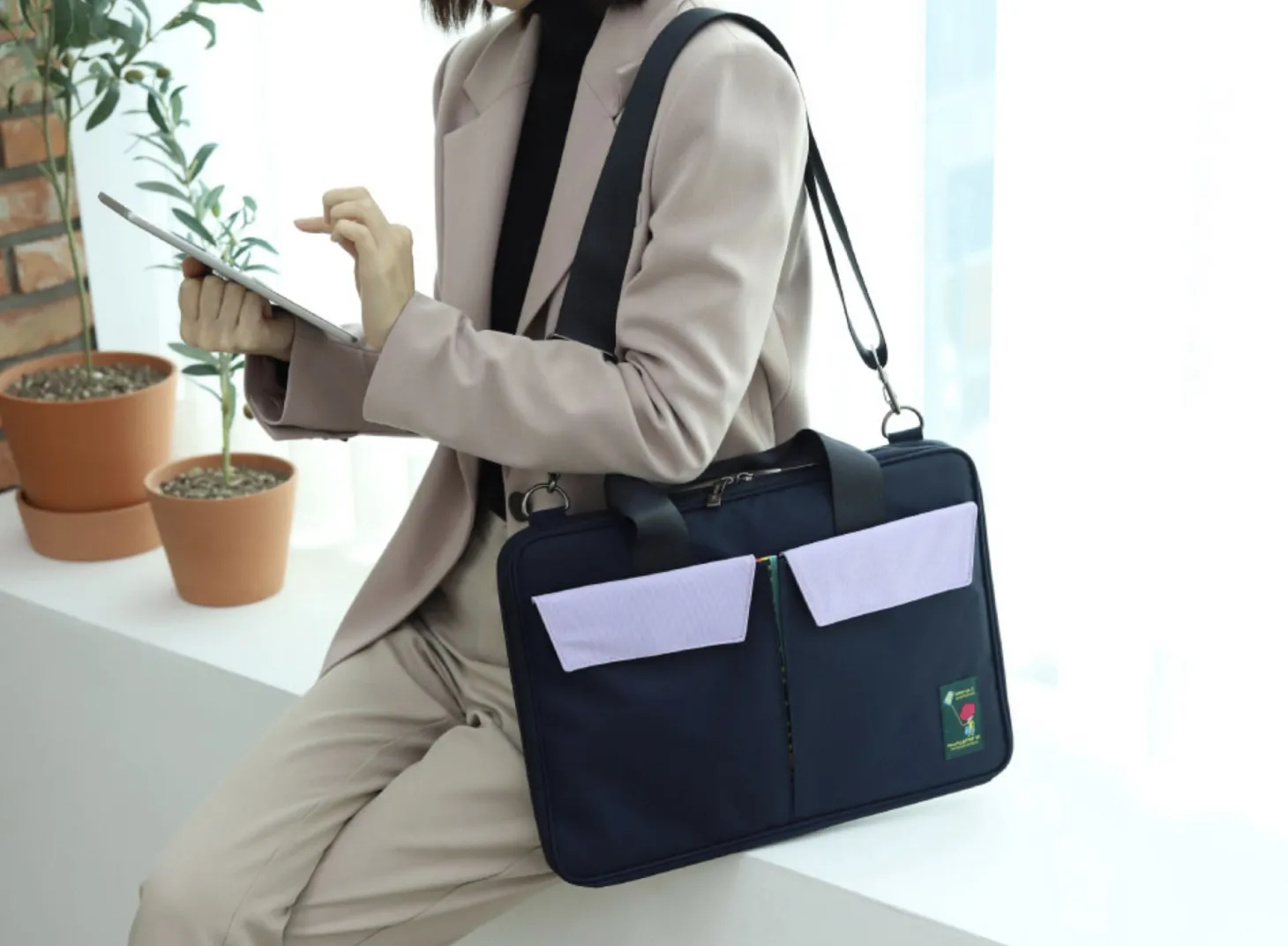 Better Together 15 in. Upcycled Laptop Bag