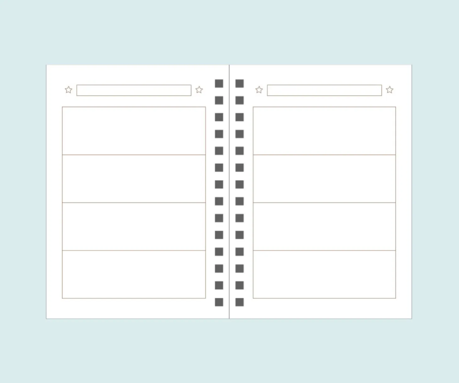 Bits and Pieces Mini Weekly Planner