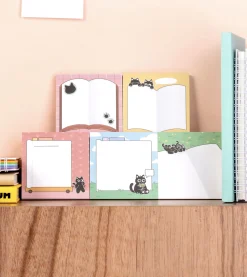 Black Cat Book Memo Pad