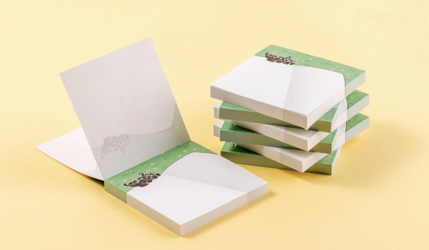 Black Cat Book Memo Pad