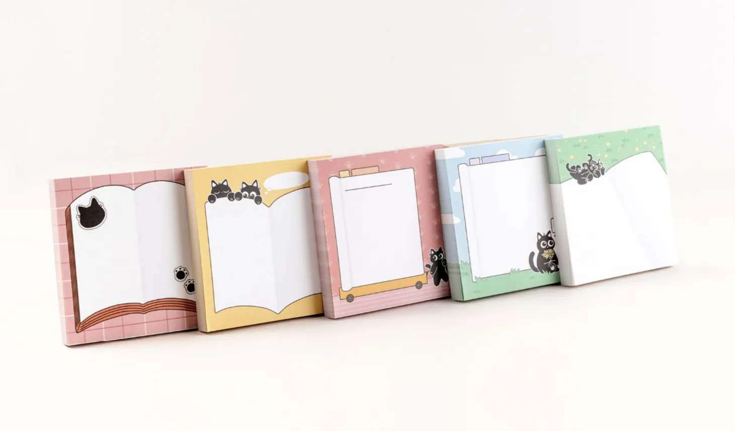 Black Cat Book Memo Pad