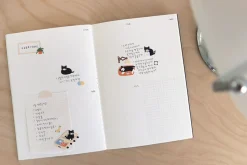 Black Cat Deco Sticker