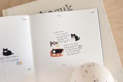 Black Cat Deco Sticker